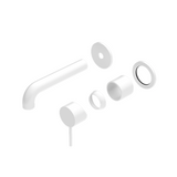 Mecca Wall Basin/Bath Mixer Separate Back Plate 260mm Trim Kits Only Matte White