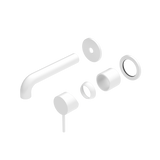 Mecca Wall Basin/Bath Mixer Separate Back Plate 160mm Trim Kits Only Matte White