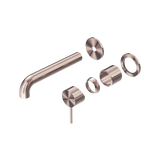 Mecca Wall Basin/Bath Mixer Separate Back Plate 185mm Trim Kits Only Brushed Bronze