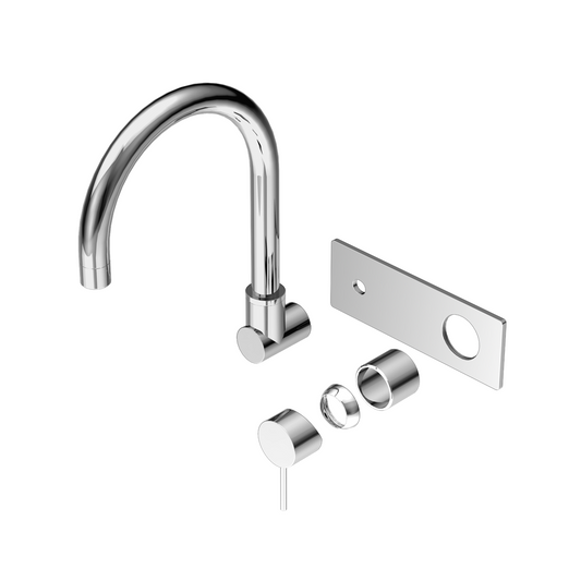 Mecca Wall Basin/Bath Mixer Swivel Spout Trim Kits Only Chrome