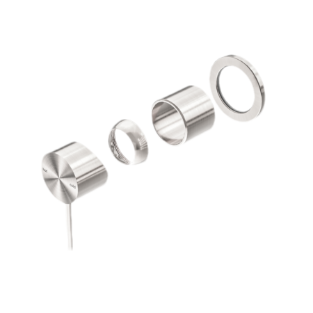 MECCA SHOWER MIXER 60MM PLATE TRIM KITS ONLY BRUSHED NICKEL