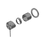 MECCA SHOWER MIXER 60MM PLATE TRIM KITS ONLY GUN METAL