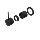 MECCA SHOWER MIXER 60MM HANDLE UP PLATE TRIM KITS ONLY MATTE BLACK