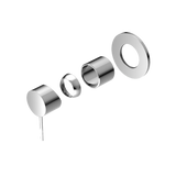 MECCA SHOWER MIXER 80MM PLATE TRIM KITS ONLY CHROME