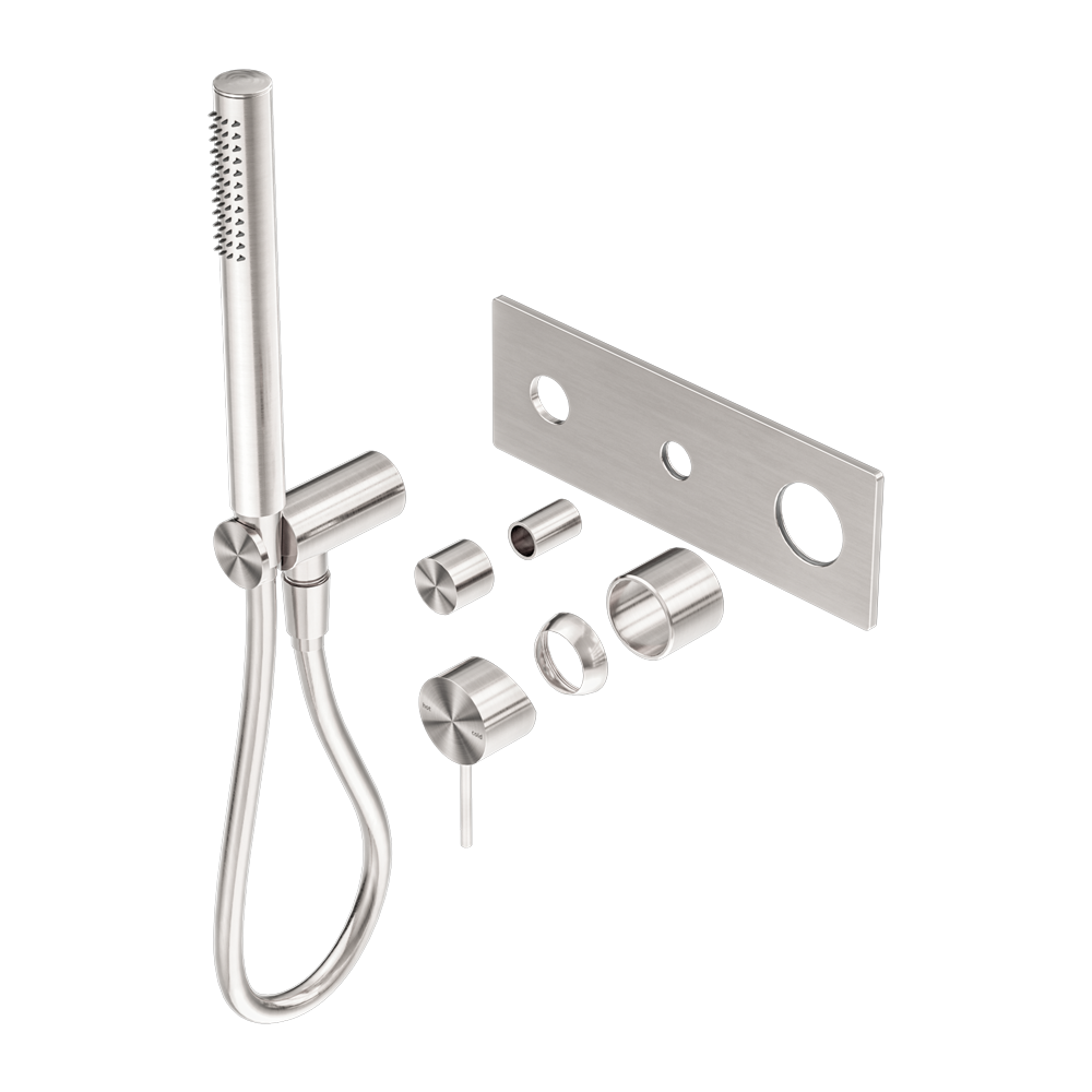 MECCA SHOWER MIXER DIVERTOR SYSTEM TRIM KITS ONLY BRUSHED NICKEL