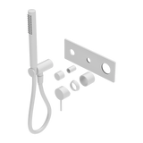 MECCA SHOWER MIXER DIVERTOR SYSTEM TRIM KITS ONLY MATTE WHITE