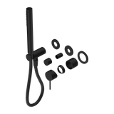 MECCA SHOWER MIXER DIVERTOR SYSTEM SEPARATE BACK PLATE TRIM KITS ONLY MATTE BLACK
