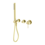 Mecca Shower Mixer Divertor System Separate Back Plate Brushed Gold