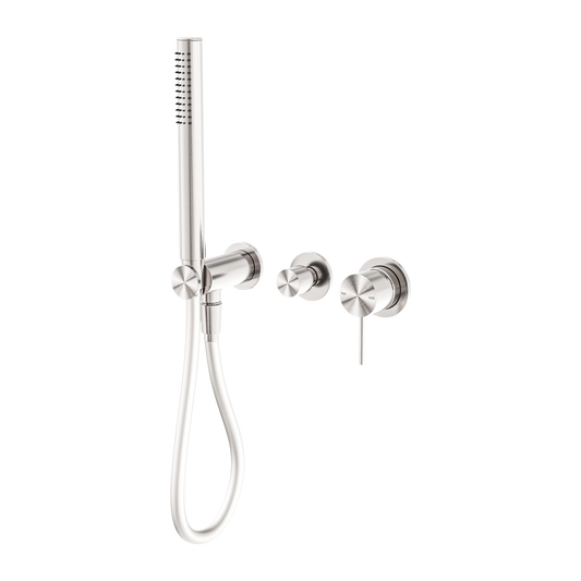 MECCA SHOWER MIXER DIVERTOR SYSTEM SEPARATE BACK PLATE BRUSHED NICKEL