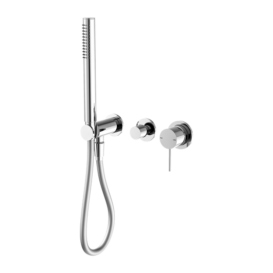 MECCA SHOWER MIXER DIVERTOR SYSTEM SEPARATE BACK PLATE CHROME