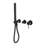 Mecca Shower Mixer Divertor System Separate Back Plate Matte Black