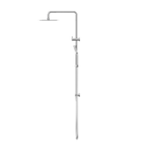 Square Project Twin Shower Chrome