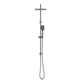 Square Project Twin Shower Gun Metal