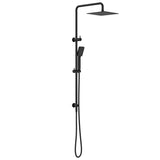 Square Project Twin Shower Matte Black