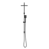 Square Project Twin Shower Matte Black