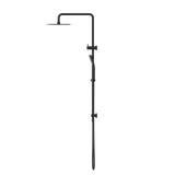 Square Project Twin Shower Matte Black
