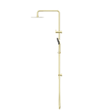 Round Project Twin Shower 4 Star Rating Brushed Gold