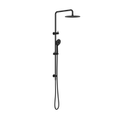 Round Project Twin Shower 4 Star Rating Matte Black