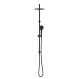 Round Project Twin Shower 4 Star Rating Matte Black