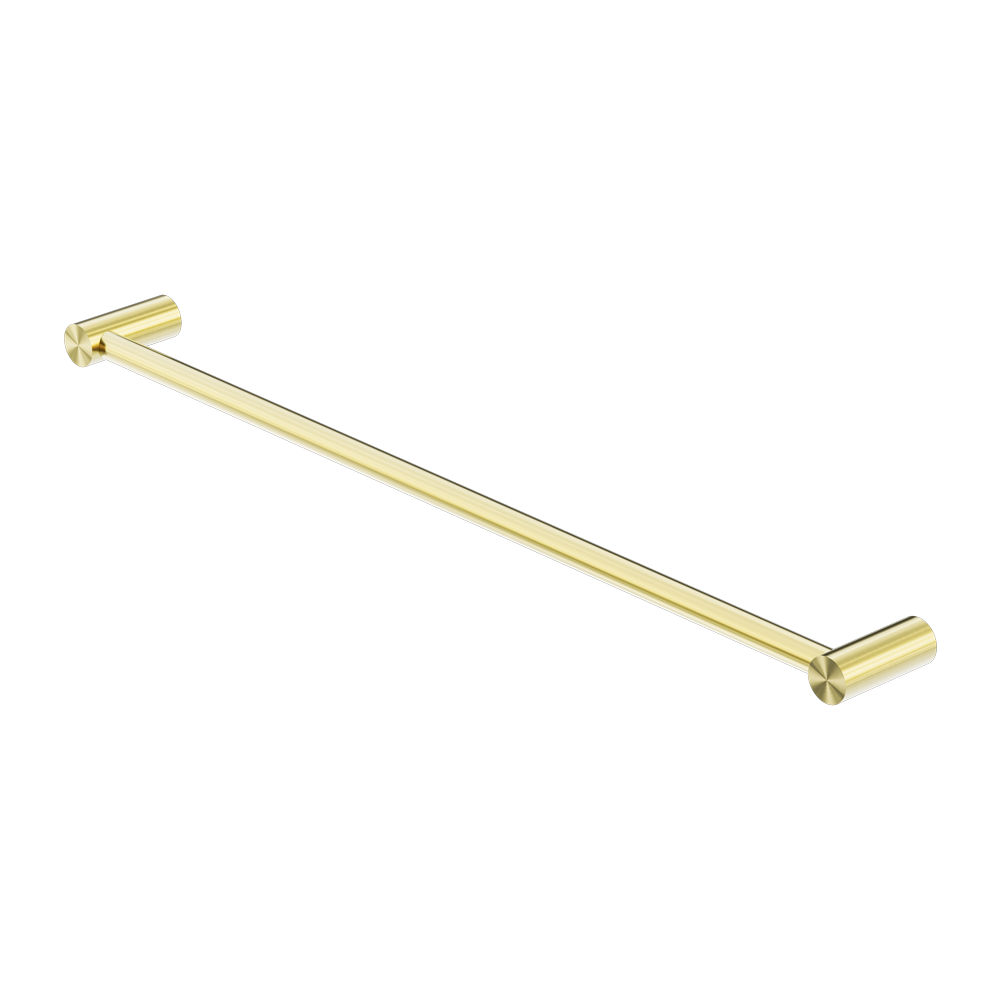 New Mecca Single Towel Rail 800mm Brushed Gold