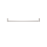 New Mecca Single Towel Rail 800mm Brushed Nickel