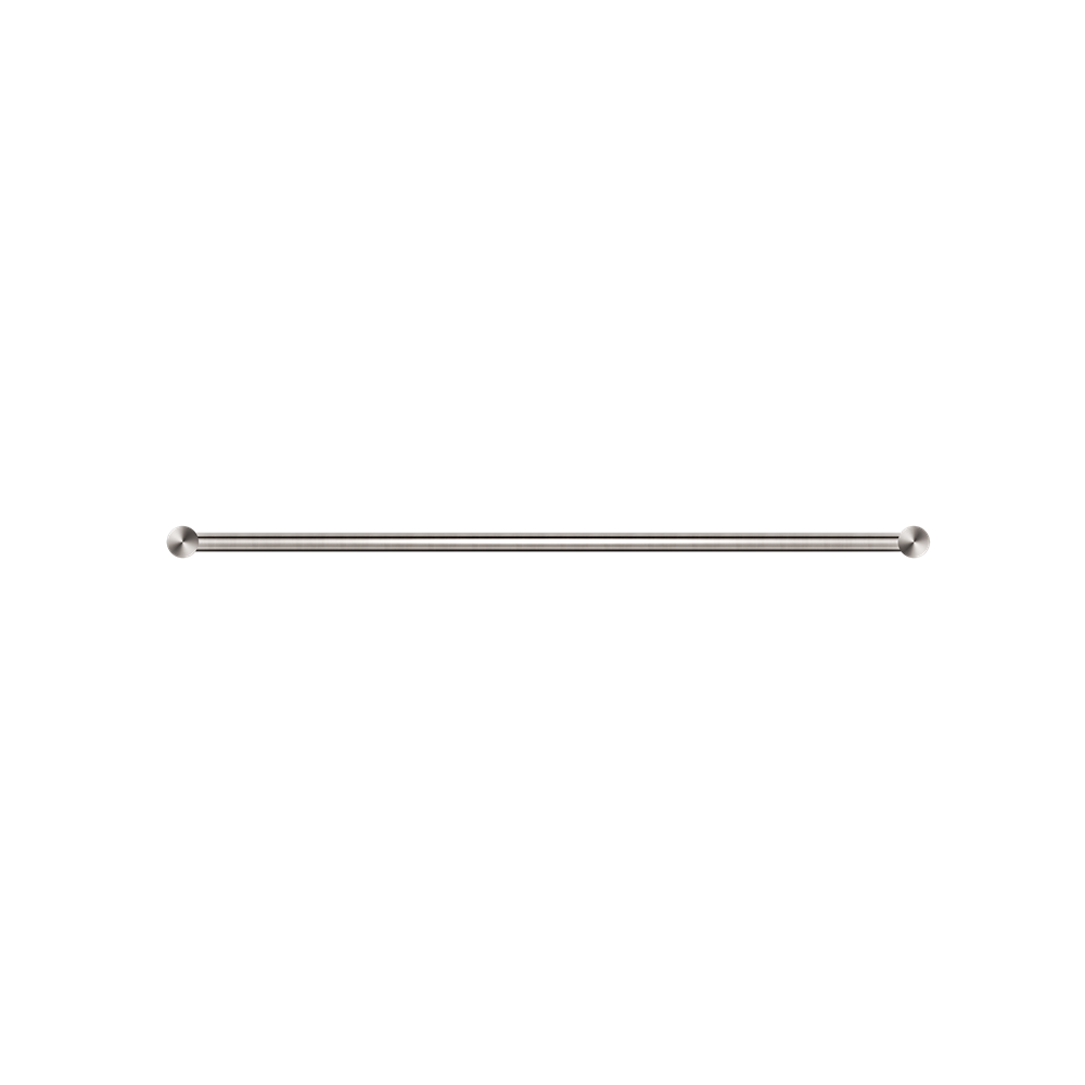 New Mecca Double Towel Rail 800mm Brushed Nickel
