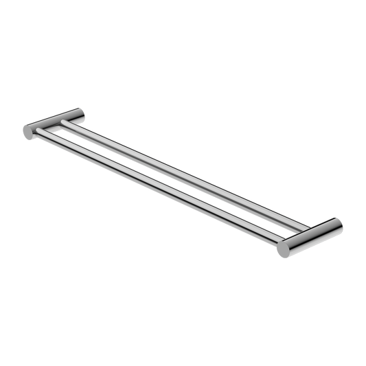 New Mecca Double Towel Rail 800mm Chrome