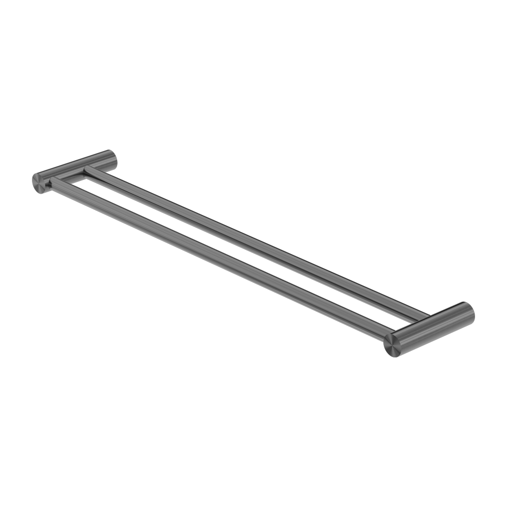 New Mecca Double Towel Rail 800mm Gun Metal