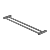 New Mecca Double Towel Rail 800mm Gun Metal