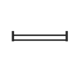 New Mecca Double Towel Rail 800mm Matte Black