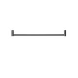 New Mecca Single Towel Rail 800mm Gun Metal