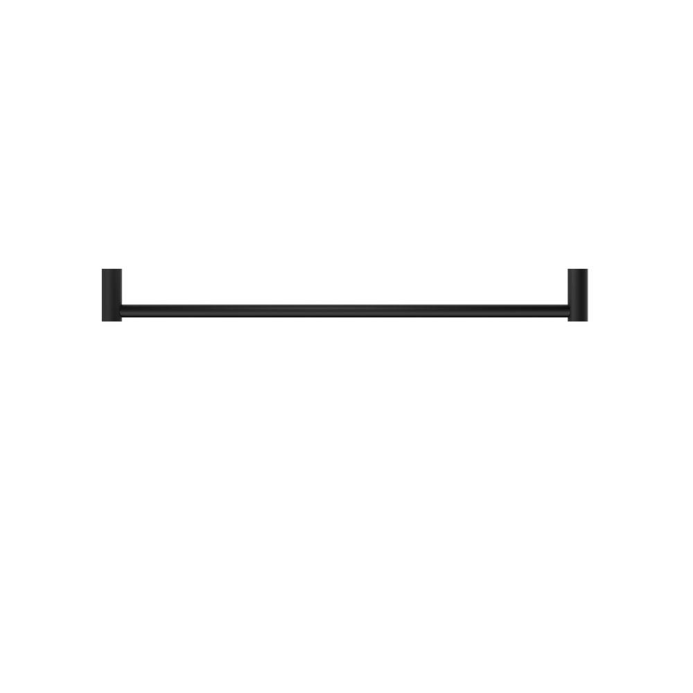 New Mecca Single Towel Rail 800mm Matte Black