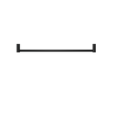 New Mecca Single Towel Rail 800mm Matte Black
