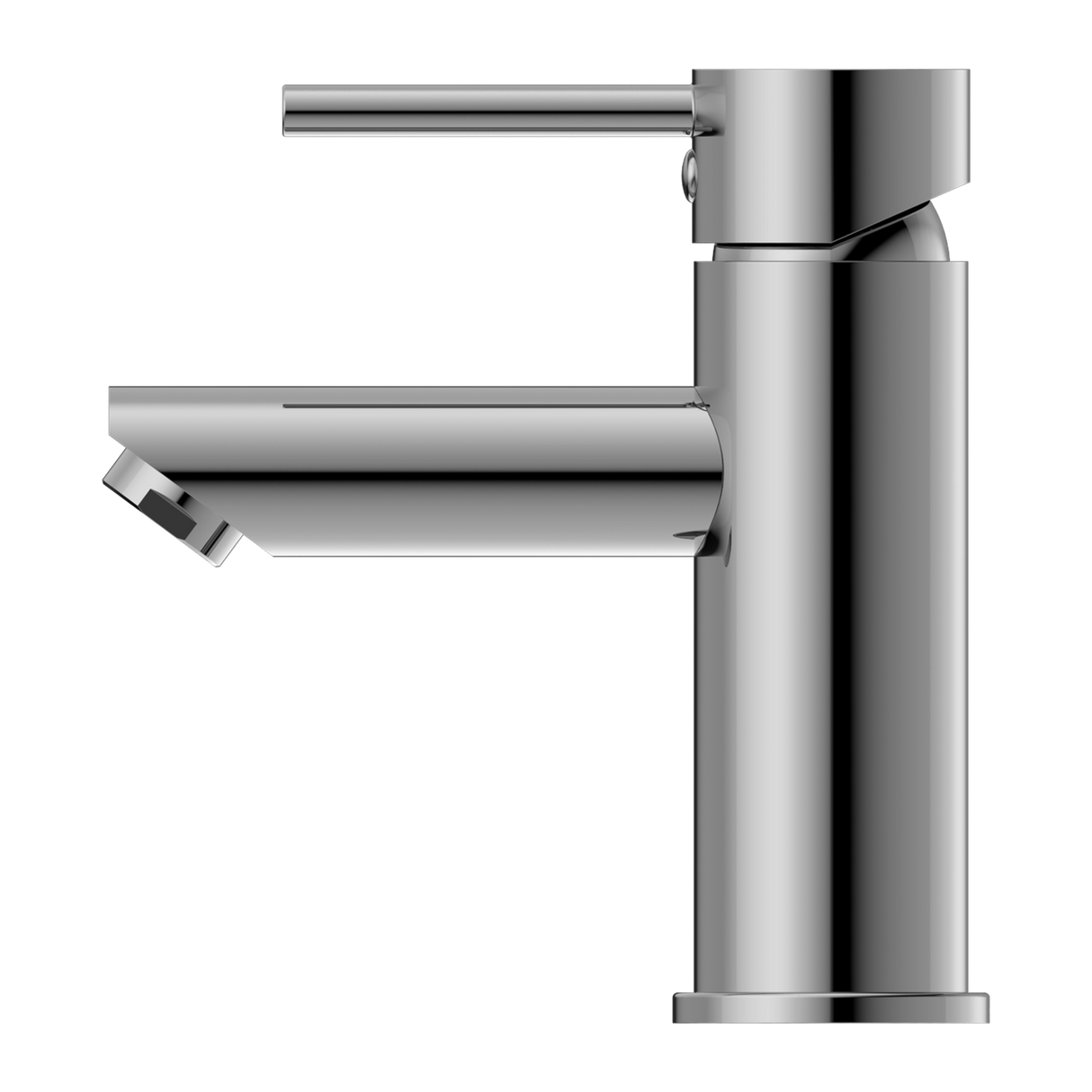 Dolce Basin Mixer Straight Spout Chrome