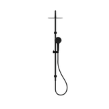 Round Twin Shower Matte Black