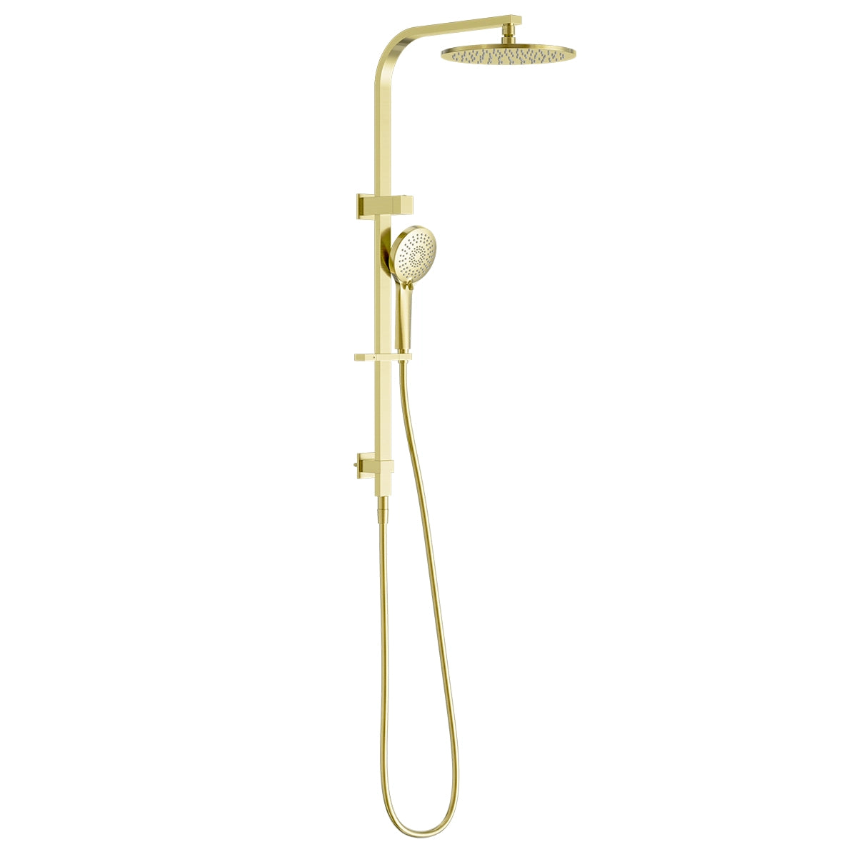 BIANCA TWIN SHOWER BRUSHED GOLD