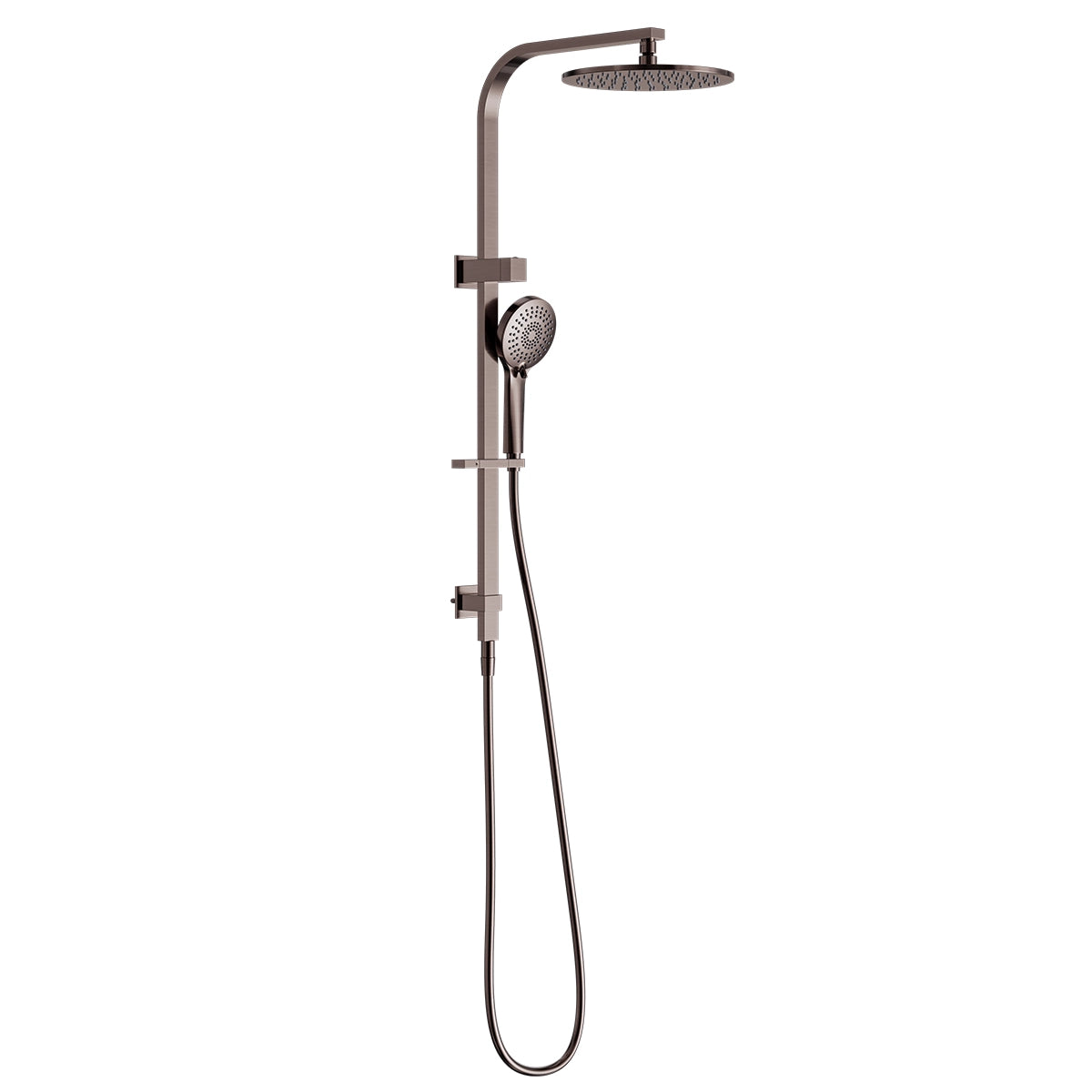 BIANCA TWIN SHOWER BRUSHED BRONZE