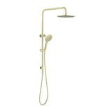 Round Twin Shower Brushed Gold