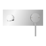 Dolce Wall Basin Mixer Straight Spout Chrome