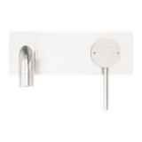 Dolce Wall Basin/Bath Mixer Brushed Nickel