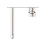 Dolce Wall Basin/Bath Mixer Brushed Nickel