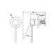 Dolce Care Shower Mixer Matte Black