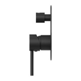 Dolce Shower Mixer With Divertor Matte Black