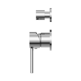 Dolce Shower Mixer With Divertor Separate Back Plate Chrome