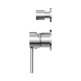 Dolce Shower Mixer With Divertor Separate Plate Chrome