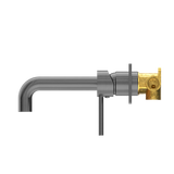 Dolce Wall Basin/Bath Mixer Gun Metal