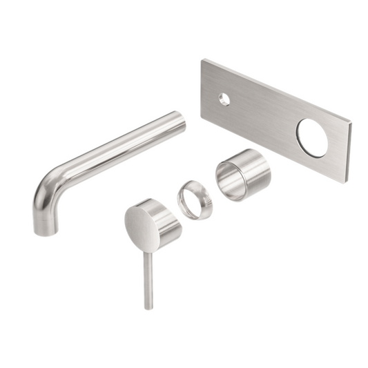 Dolce Wall Basin/Bath Mixer Trim Kits Only Brushed Nickel