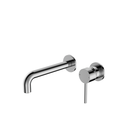 Dolce Wall Basin/Bath Mixer Separate Back Plate Chrome