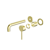 Dolce Wall Basin/Bath Mixer Separate Back Plate Trim Kits Only Brushed Gold