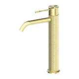 Opal Tall Basin Mixer Brushed Gold